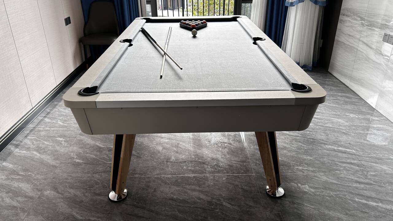 3 in 1 Pool Table 7ft Light Grey MDF Billiards plus Table Tennis plus Dining Snooker 8-Ball 9-Ball Indoor Game Table - View 5