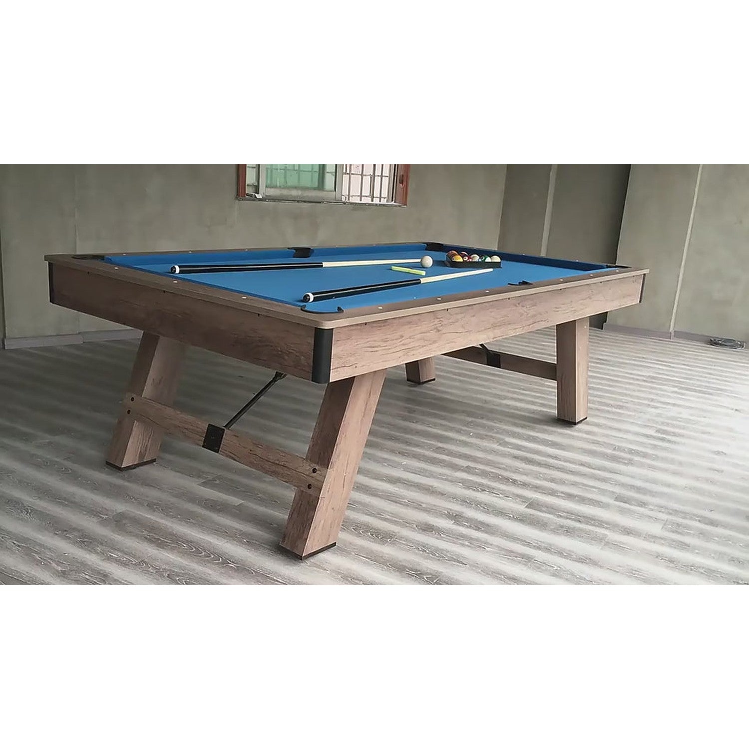 3 in 1 Pool Table 8ft MDF Billiards plus Table Tennis plus Dining Multi-Function Indoor Game Table Full Accessory Set - View 12