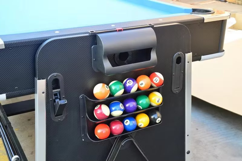 4 in 1 Billiard Pool Table 7ft MDF Multi-Function Indoor Game Table with Wooden Balls and Solid Cues - View 10