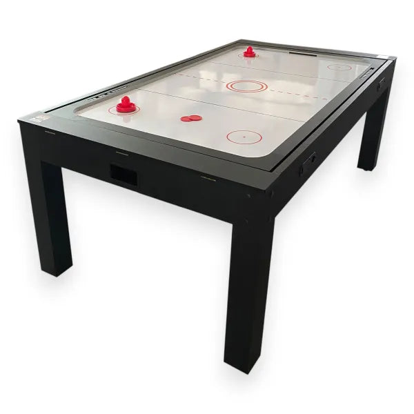 7FT Multi Game Table Strike Pool Billiards Air Hockey Table Tennis Rotating System 145KG MDF Black 220V Motor - View 5