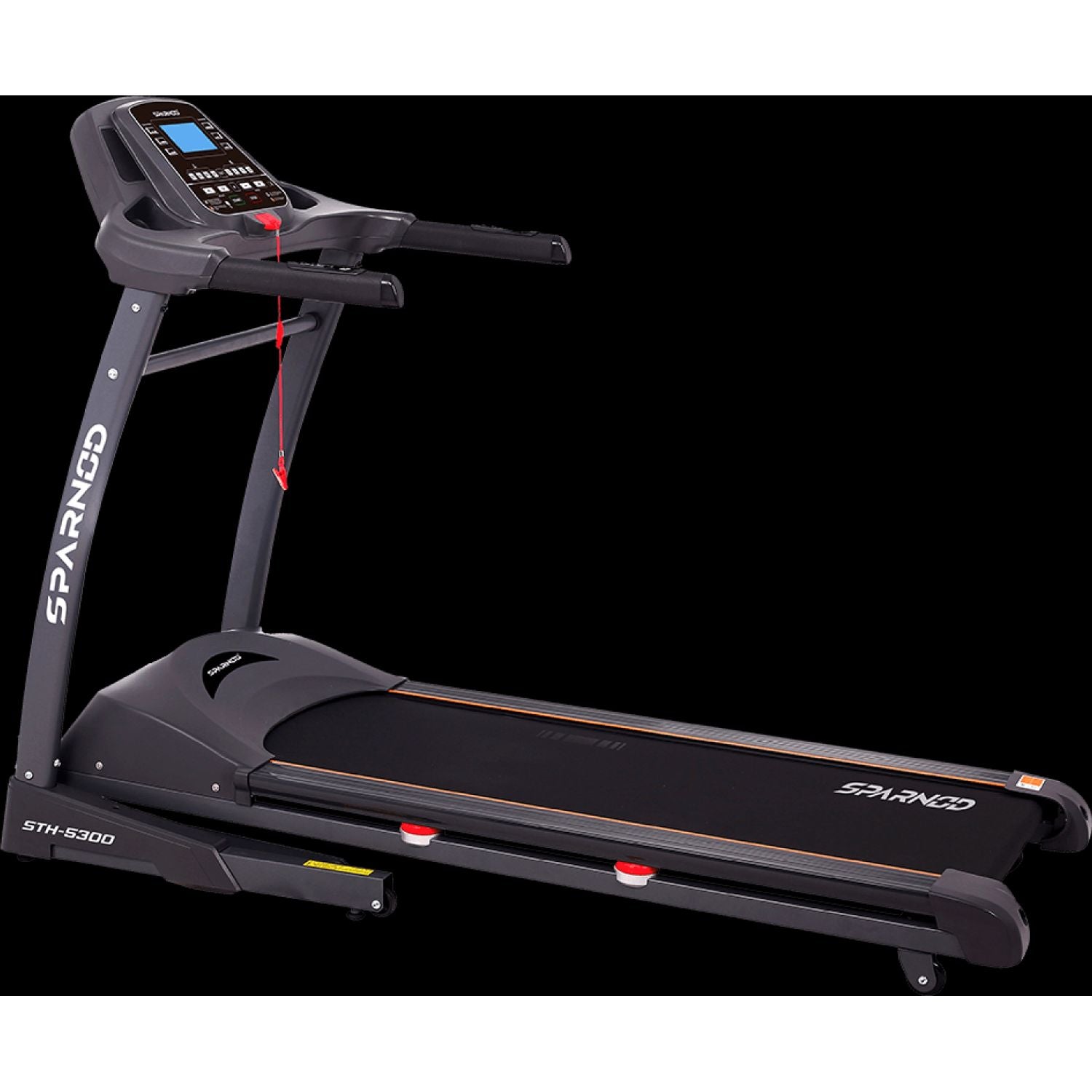 Auto Incline Treadmill STH-5300 5.5HP Peak 140kg 15% Auto Incline 16 km/h 18 Programs Hydraulic Fold Heart Rate Sensor
