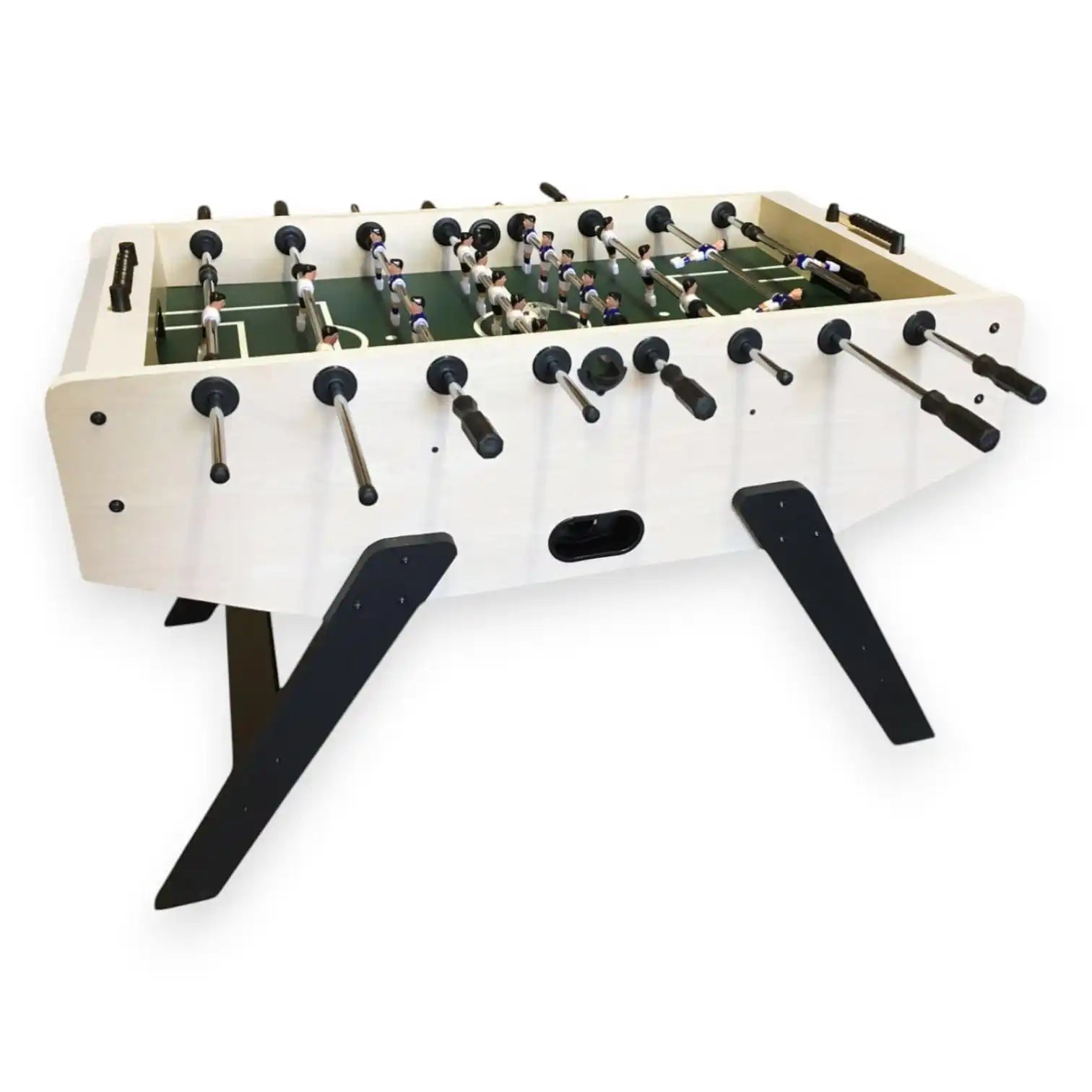 Foosball Table Bernabeu Cream Premium MDF 50KG 10mm Rods Anti-Slip Handles Adjustable Feet Raised Corners 2 Balls - View 5