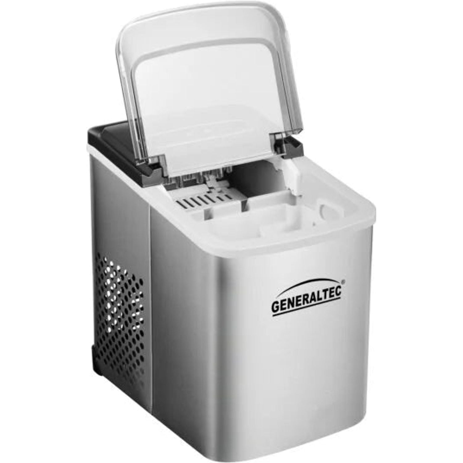 Ice Maker GICM12SS 12Kg Per Day, 110W, Bullet Ice, Stainless Steel, Auto Self-Cleaning, Digital LED