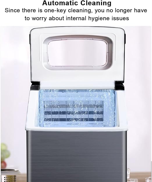 A-30KG Countertop Automatic Ice Cube Maker For Home And Restaurant