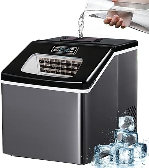 A-30KG Countertop Automatic Ice Cube Maker For Home And Restaurant