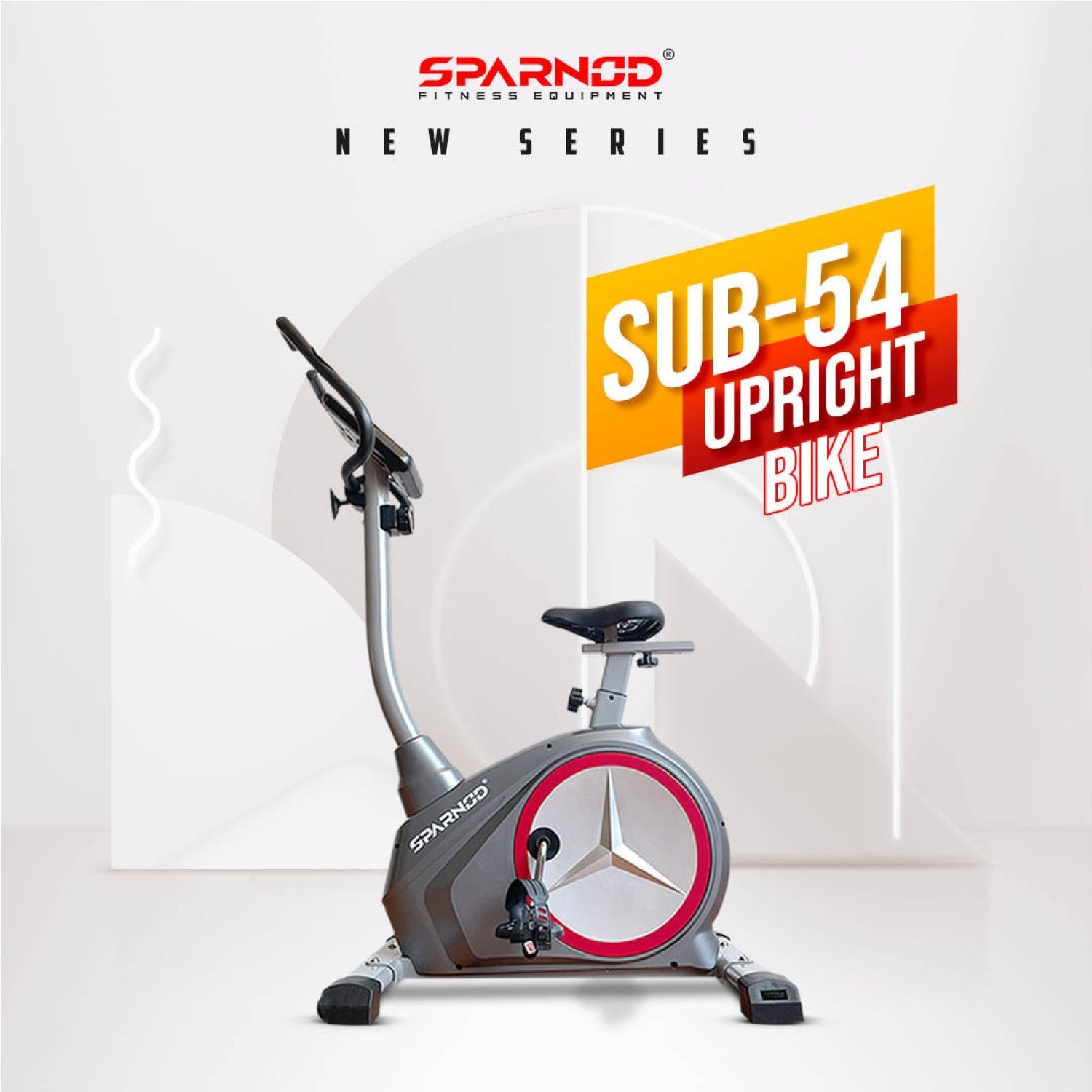 Upright Bike 9KG Flywheel 8-Level Magnetic Resistance 130KG Capacity Digital Monitor Home Gym Indoor Cycling Bike - View 7