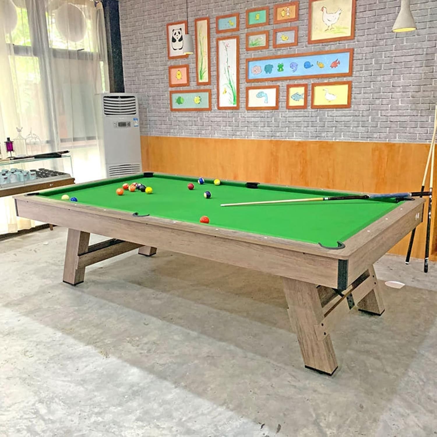 3 in 1 Pool Table 8ft MDF Billiards plus Table Tennis plus Dining Multi-Function Indoor Game Table Full Accessory Set - View 14