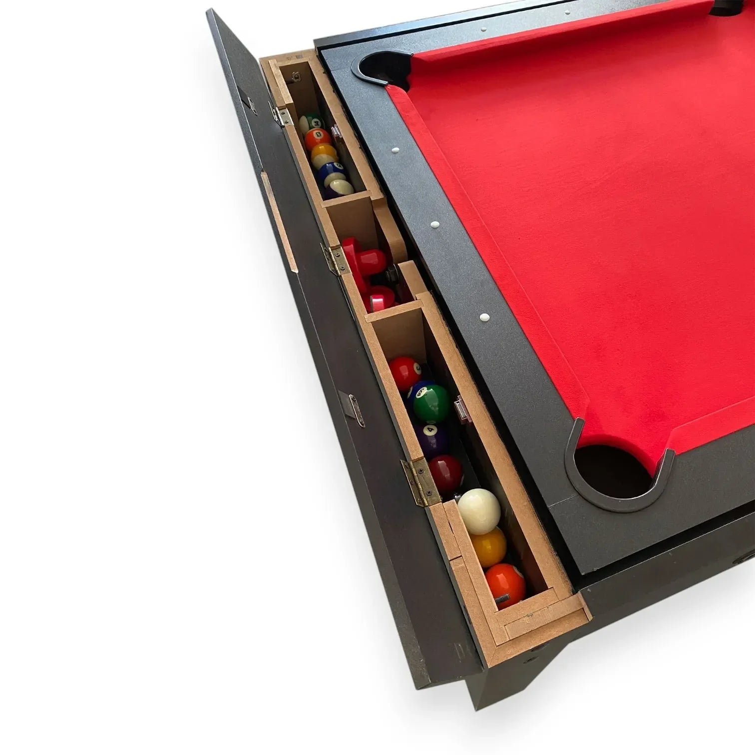 7FT Multi Game Table Strike - Pool, Air Hockey, Table Tennis, Dining, Rotating System, Electric Motor, Full Accessories - View 11