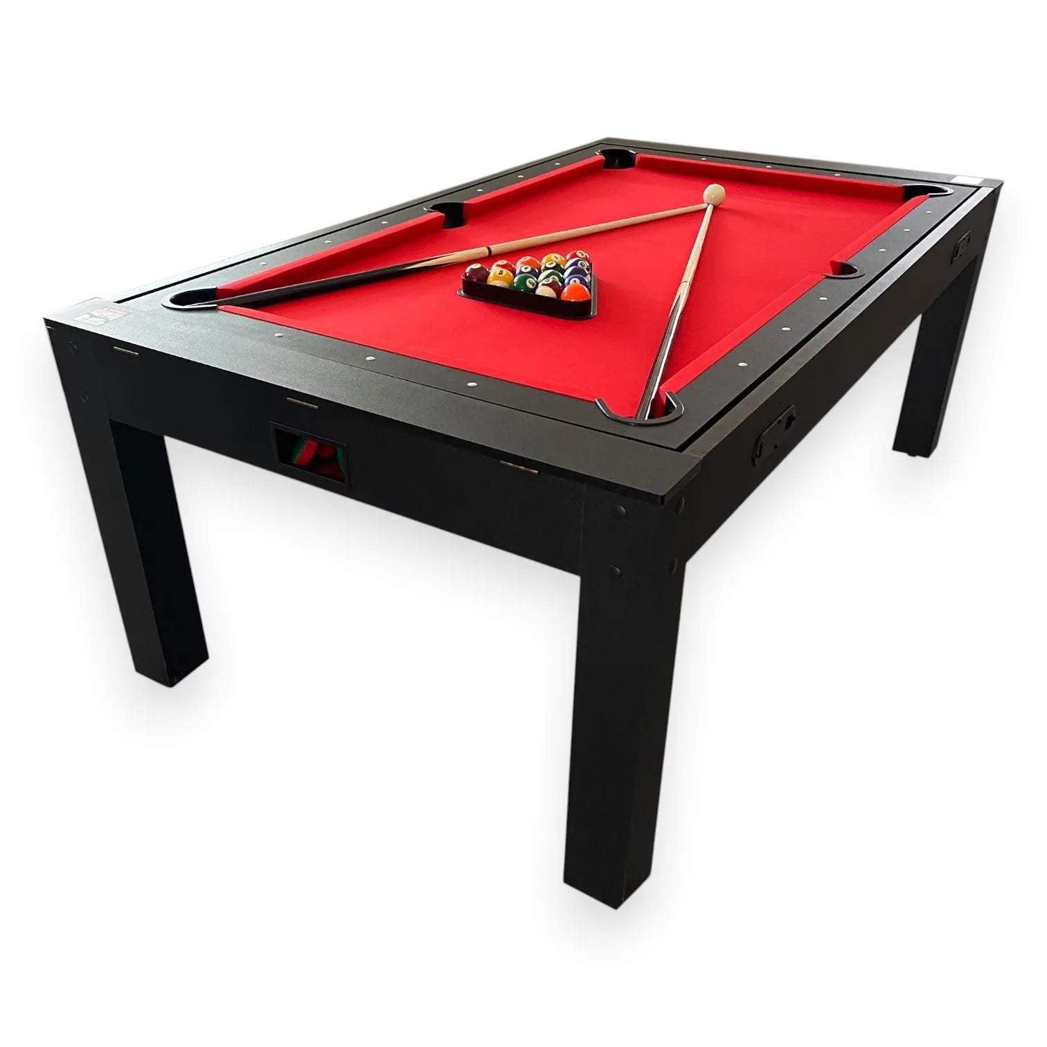 7FT Multi Game Table Strike - Pool, Air Hockey, Table Tennis, Dining, Rotating System, Electric Motor, Full Accessories - View 3