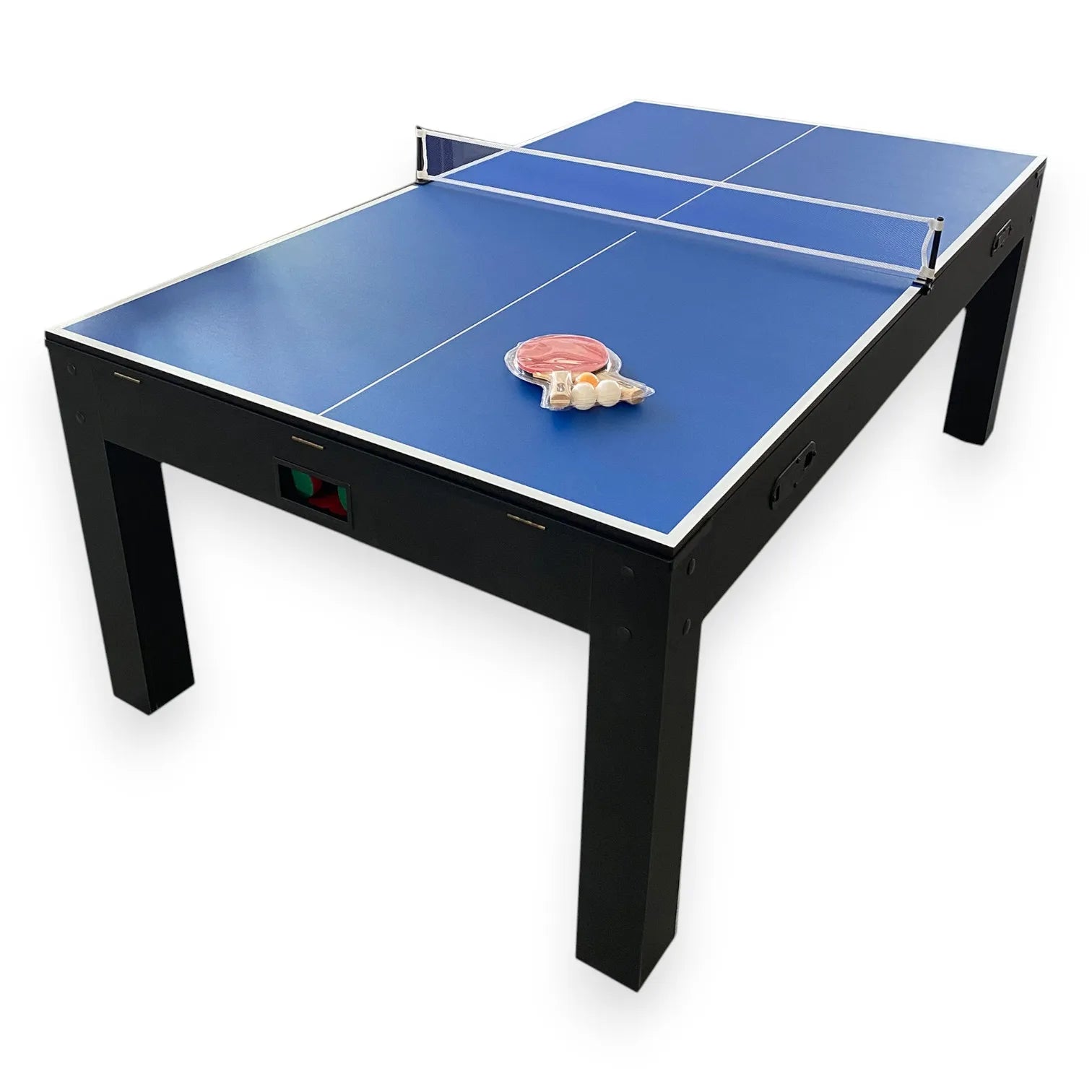 7FT Multi Game Table Strike - Pool, Air Hockey, Table Tennis, Dining, Rotating System, Electric Motor, Full Accessories - View 4