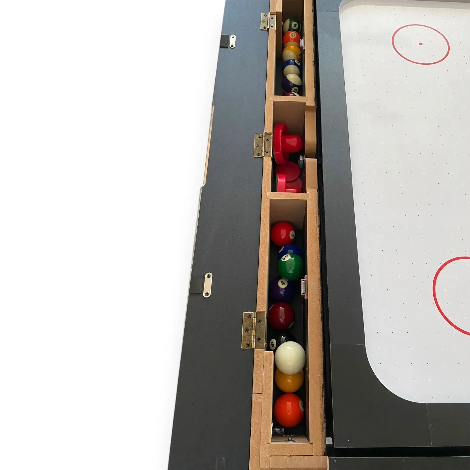 7FT Multi Game Table Strike - Pool, Air Hockey, Table Tennis, Dining, Rotating System, Electric Motor, Full Accessories - View 10