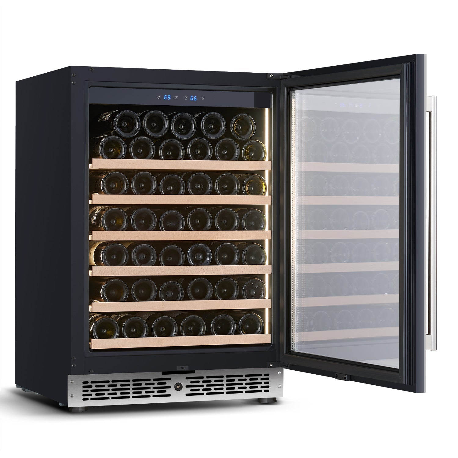 Wine Coolers, Wine Refrigerators, Under Counter Coolers, Built-in Refrigerated Cabinets,53 Bottles - COOLBABY