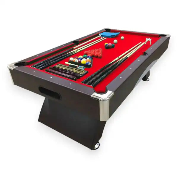 Billiard Table LEONIDA CAESAR 8FT with 2 Storage Benches Auto Ball Return 150kg Full Accessories Professional Game Room - View 7