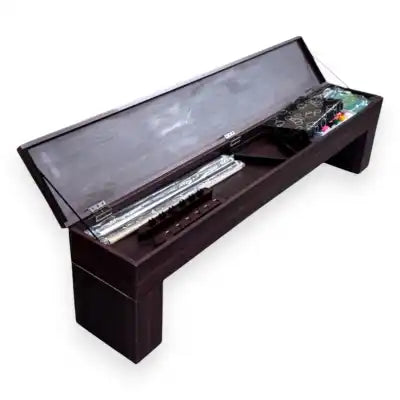 Billiard Table LEONIDA CAESAR 8FT with 2 Storage Benches Auto Ball Return 150kg Full Accessories Professional Game Room - View 9