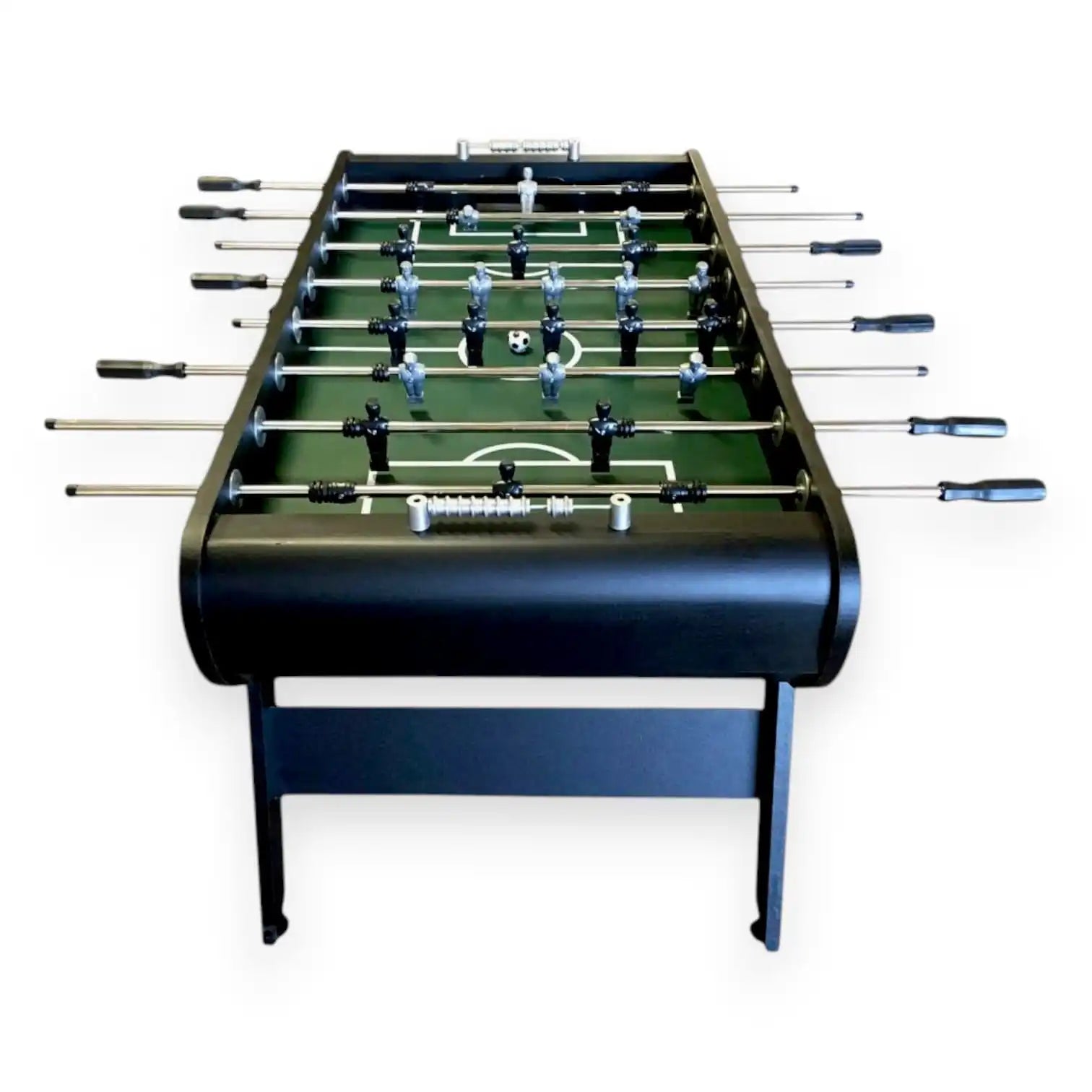 Foosball Table Azteca Black Chrome MDF 45KG 10mm Rods Cup Holders Anti-Slip Handles Adjustable Feet 2 Balls - View 5