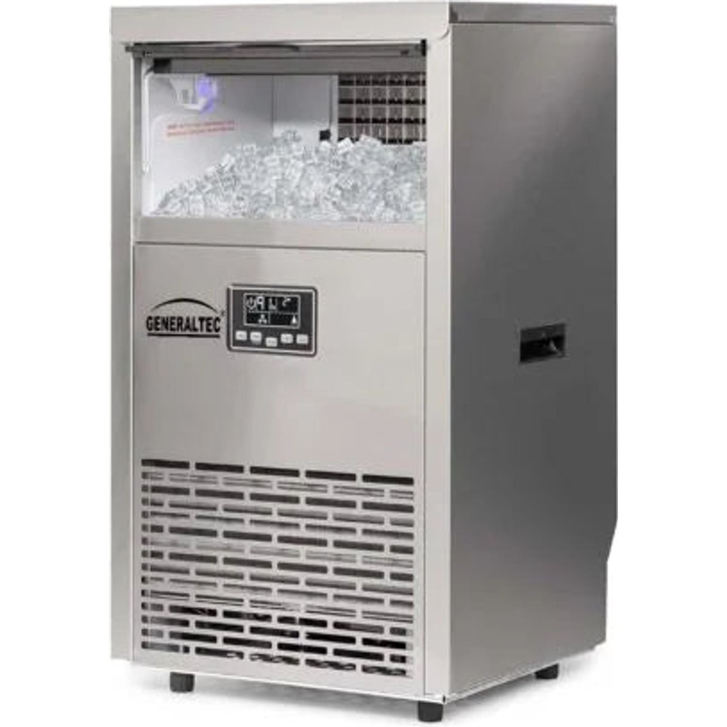 Ice Maker GIM45SS 45Kg Per Day, 15Kg Storage, R290, Stainless Steel Body, Digital LED Control