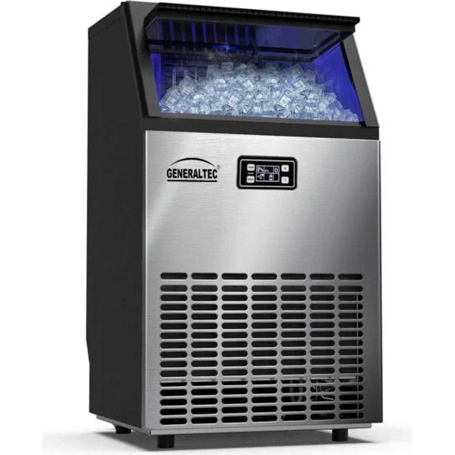 Ice Maker GIM65SS 65Kg Per Day, 15Kg Storage, Stainless Steel Body, Digital LED, Commercial Use