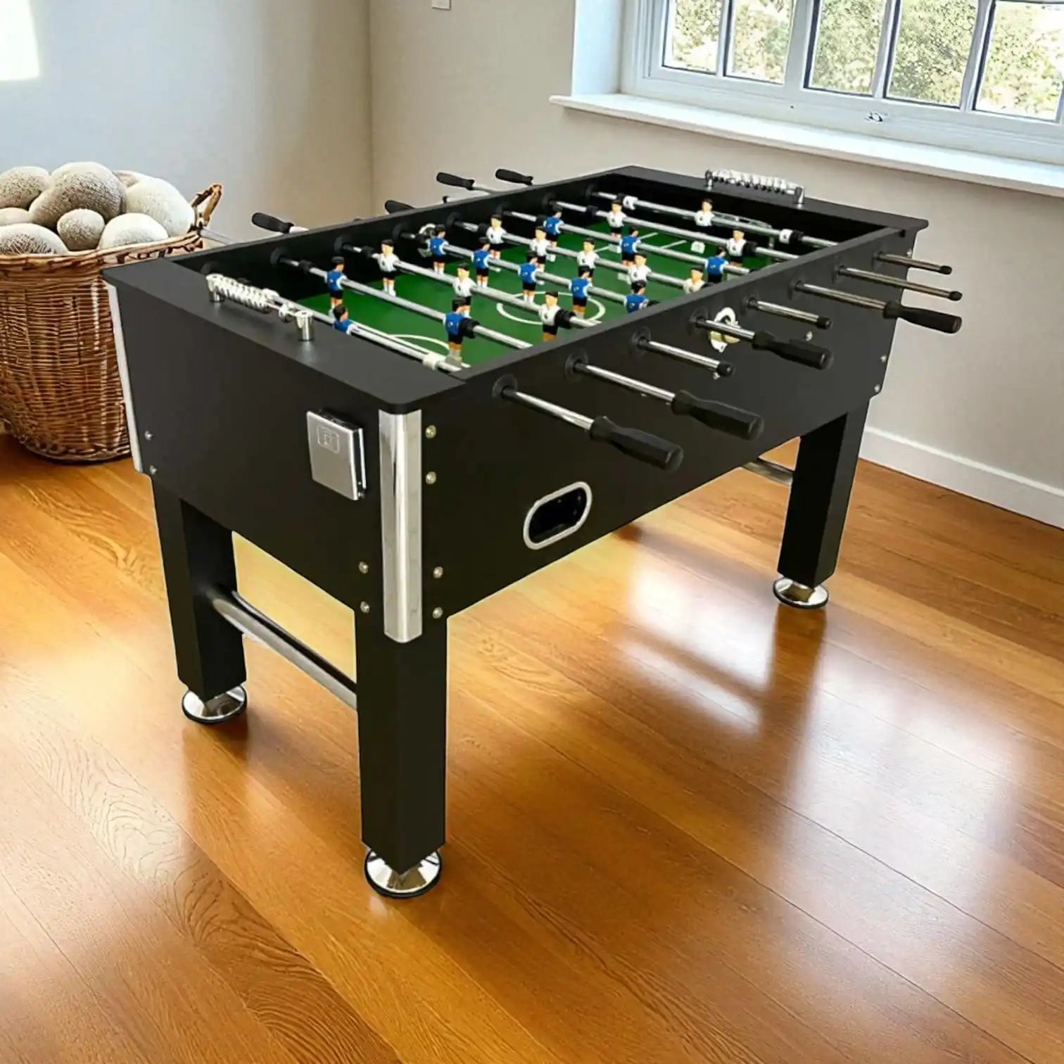 Professional Foosball Table Top Class MDF 65KG Anti-Slip Handles Cup Holders Reinforced Legs Smooth 16mm Rods - View 2