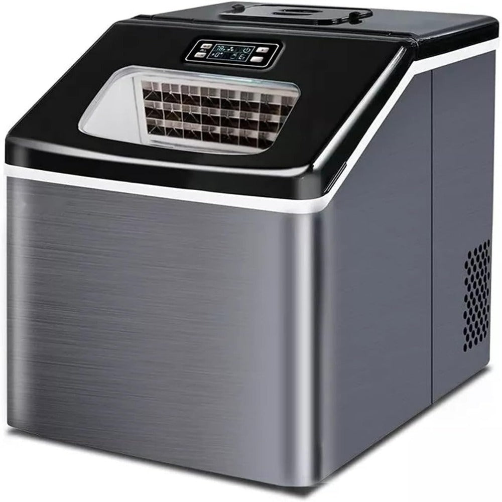 UAE Stall Household Ice Maker Machine for Countertop 55 lbs Ice Cube in 24H 9 Ice Cubes Ready in 12-20 Minutes 