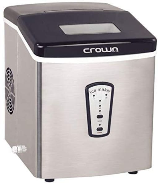 Crownline Stainless Steel Ice Maker, Silver [Mzb-12E] 