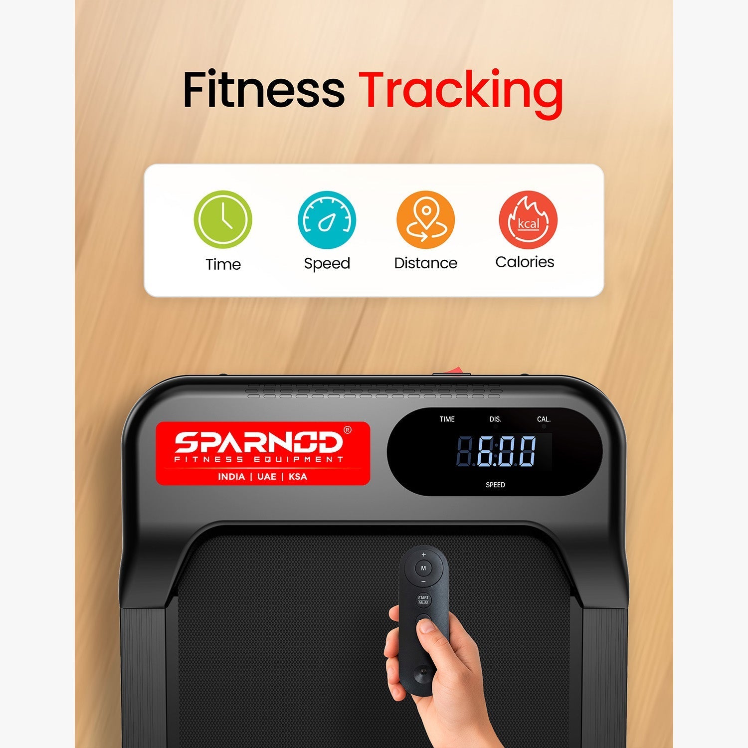 Walking Pad STH-3001 Home Treadmill 2.5HP DC Motor 1-6km/h No Assembly Deck Shock Absorption LED Display 90KG Capacity Black - View 5